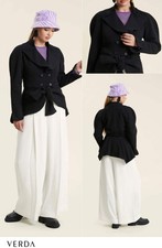 Jacket   Black Structured Tie-Waist