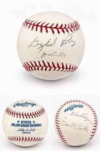 Gaylord Perry Signed Official MLB Baseball HOF 91 Auto Rawlings