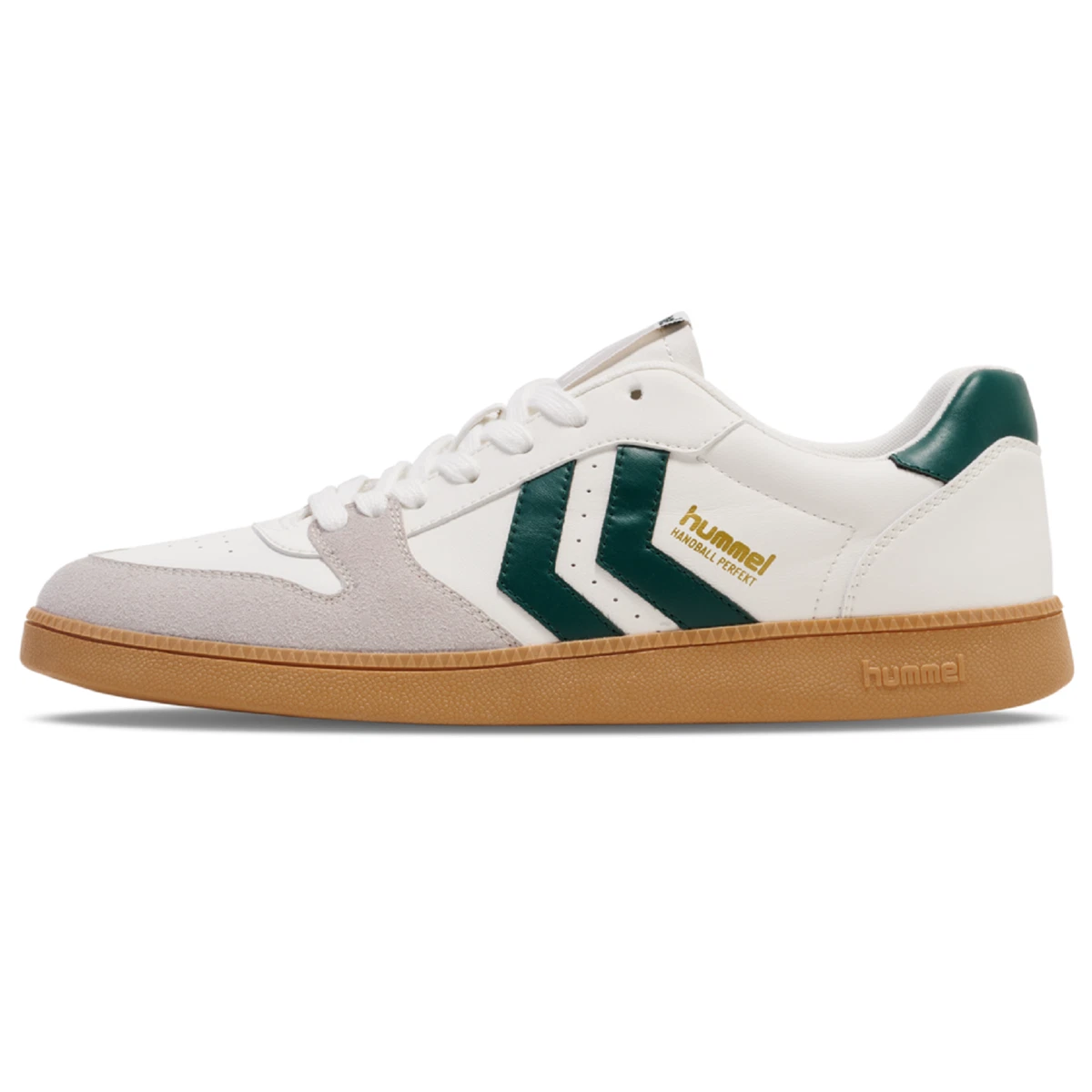 Hummel 3-s Scarpe Da Ginnastica Basse Unisex – Microfibra E Camoscio, Suola EVA, Dettagli Riflettenti - 3