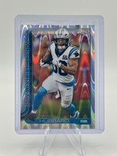 2025 Topps Chrome Football Chubba Hubbard Raywave Refractor #42