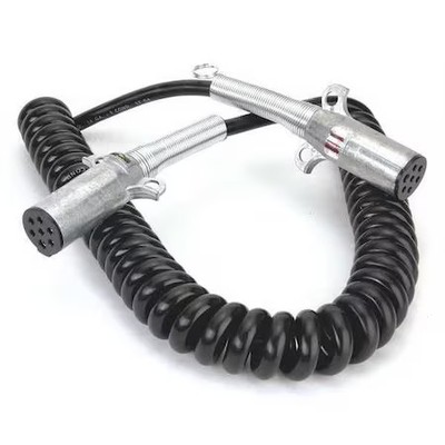 Velvac 590157 Cord, 180 In.L, Coiled, Copper