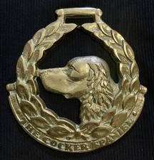 THE Oversized THE COCKER SPANIEL Horse Harness Brass&bull; by JEE&bull; WOW YOUR WALLS!