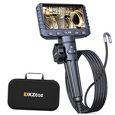 Two-Way Articulating Borescope with Light, 1080P Industrial Endoscope
