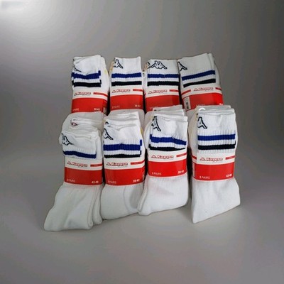  3 Paar Kappa Tennis-Socken Baumwoll-Strümpfe mitKappa-Logo Alltags-Socken