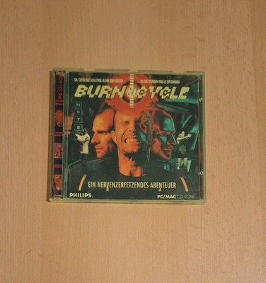 Burn Cycle Philips (PC CD-ROM, 1994) - Guter Zustand- OVP Mit Anleitung 