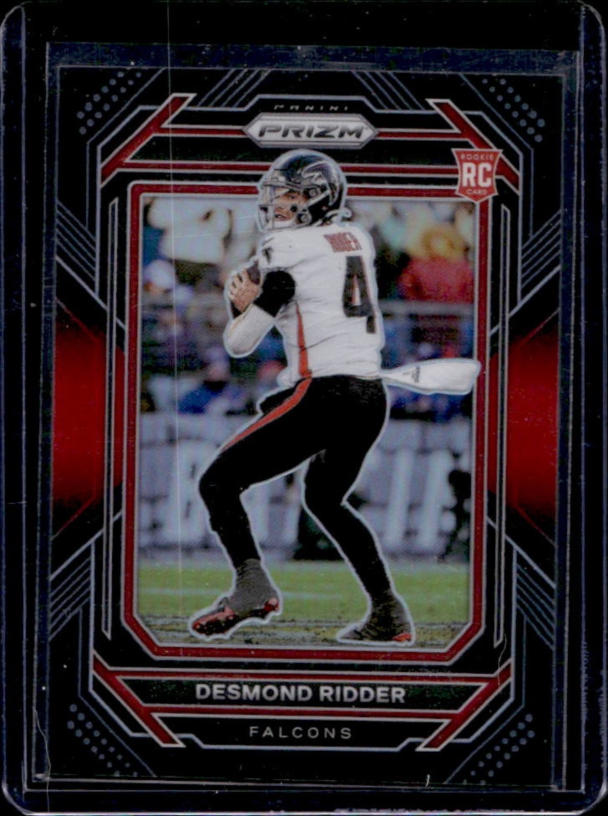 2022 Chronicles Desmond Ridder Prizm Black RC Red Rookie #/99 Falcons