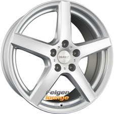 4 Alufelgen DEZENT TY SILVER - Silber 7x16 ET48 5x108 16 Zoll