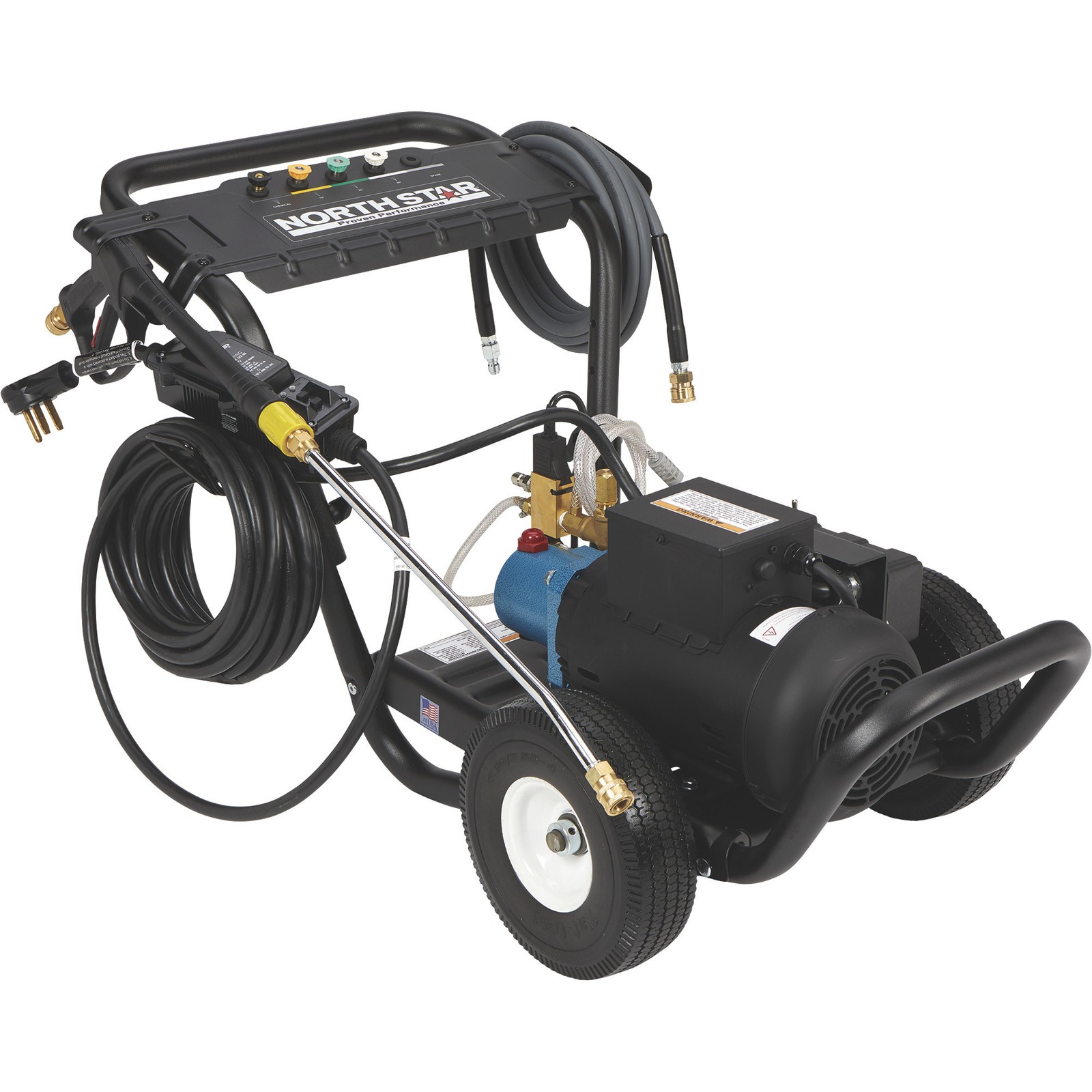 NorthStar Electric Cold Water Total Start/Stop Pressure Washer, 3000 PSI, 2.5