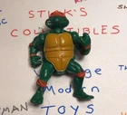 MICHAELANGELO MIKE TMNT 1988 Vintage Figure LOOK Playmates Toys 993A C9