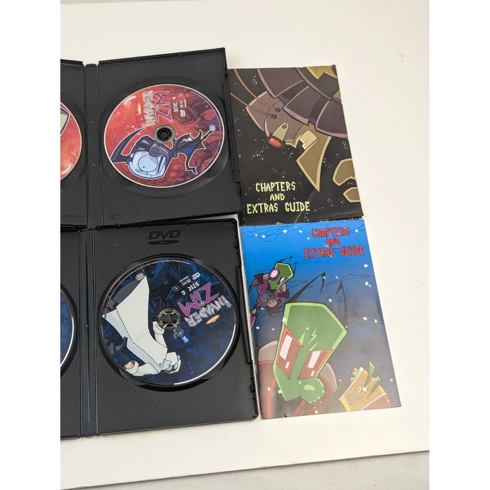 Invader Zim DVD Vol 2 & 3 Progressive Stupidity Holiday Cheer Nickelodeon - Image 2 of 4