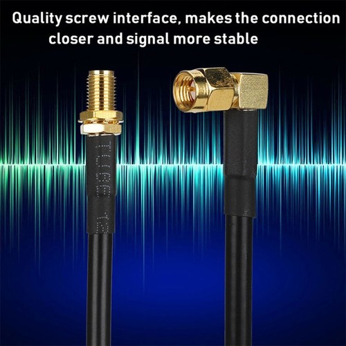For SMA Connector Antenna Cable 100cm for Baofeng Models UV5R and UV9R - Zdjęcie 4 z 8