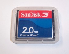 New SanDisk CompactFlash 2 GB Memory Card (SDCFB-2048-A10) - 2GB SanDisk CF Card