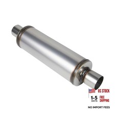 Exhaust Muffler Universal Muffler For 2.25 Inletoutlet 4.5 Body Diameter