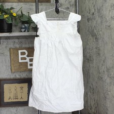 Mango Womens Cap Sleeve Cotton Dress 6990555 White S