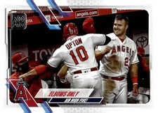 2021 Topps #166 Elbows Only (Justin Upton / Mike Trout