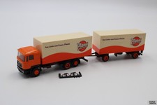 Herpa MAN F90 box truck and trailer 3a/2a “Pfanni" plug version 1:87 /HU23874