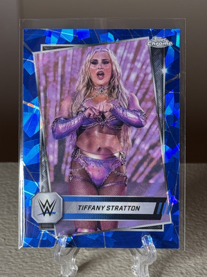2025 Topps Chrome Sapphire WWE - Tiffany Stratton #182 