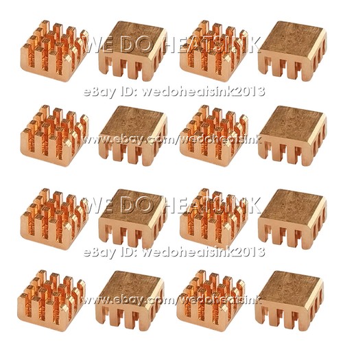 5/10pcs DIY Useful 100% Pure Copper Heatsink Without or With Thermal Tape - Afbeelding 56 van 180