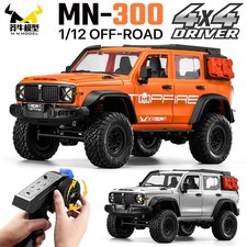 MN-300 fuoristrada auto 2,4G 1:12 4WD camion porte aperte illuminazione RC Crawler Car