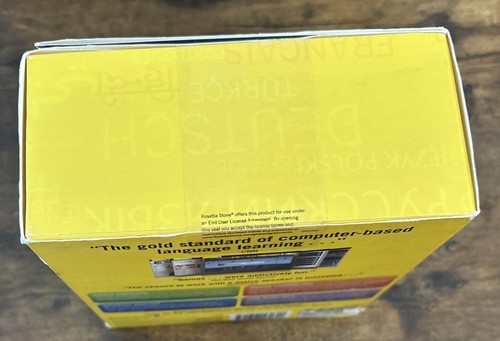 Rosetta Stone Spanish Espanol (Latin America) Level 1 Version 4 with Code SEALED - Picture 9 of 10