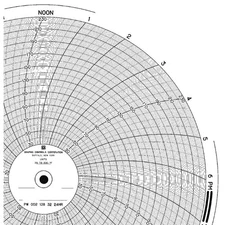GRAPHIC CONTROLS PW  00213832 24H Circular Paper Chart, 24 hr, 100 pkg 5MEN7
