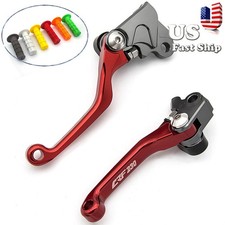 For Honda CNC Pivot Off-road Clutch Brake Levers Logo & Grips CRF150F 2003-2020