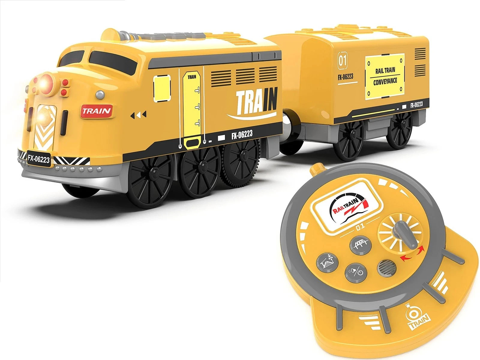 Motorized Train for Kids, Remote Control Locomotive Train To