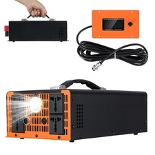 Power Inverter, 3000W Pure Sine Wave Inverter, 12V Direct Current to 110V 120...