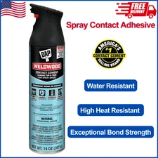 Weldwood Landau Top & Trim HHR Solvent Type Spray Contact Adhesive, Clear, 14 oz
