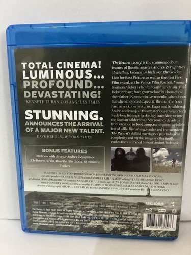 The Return (2003) Blu-ray - Kino Lorber OOP - Andrey Zvyagintsev - 第 2/3 張圖片