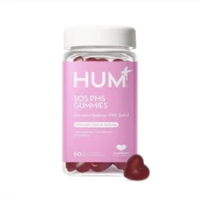 HUM Nutrition SOS PMS for PMS Relief & Mood Support Vegan Gummies  - 60ct