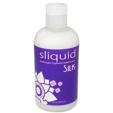 Sliquid SILK Non-Staining Silicone Water-Based Lubricant 8.5oz Bottle