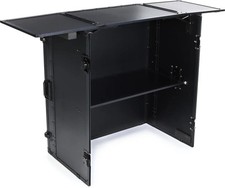 ProX XS-DJSTNBL Transformer Flight Case Folding DJ Table and Workstation