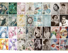 Decoupage Queen - Spring Minis Rice Paper A4