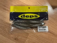 5” deps sakamata shads silver shiner color 92 6 pcs