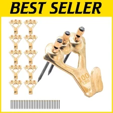Heavy Duty Picture Hangers 100lb - 100 Pack
