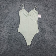 American Eagle Bodysuit Womens Medium Ribbed Snap Crotch Tank Top NWT