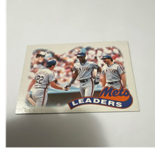 Topps 1989 New York Mets Team Leaders Darryl Strawberry Hernandez #291