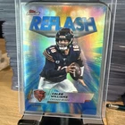 2025 Topps Finest Reflash Blue Refractor Caleb Williams Bears 45/99