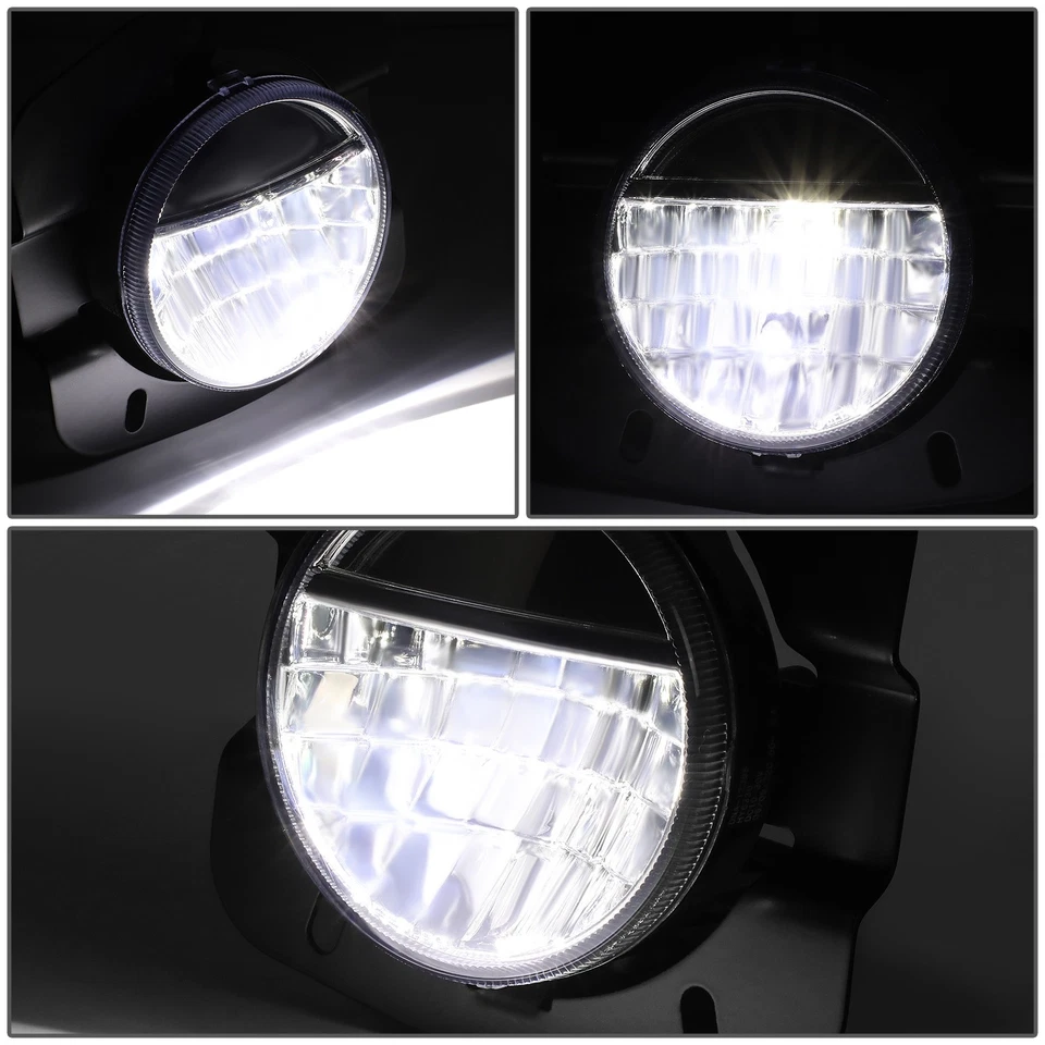 FOR 11-24 KENWORTH T680 FULL LED DRIVING FOG LIGHT LAMPS SET CHROME HOUSING - Image 3 of 4