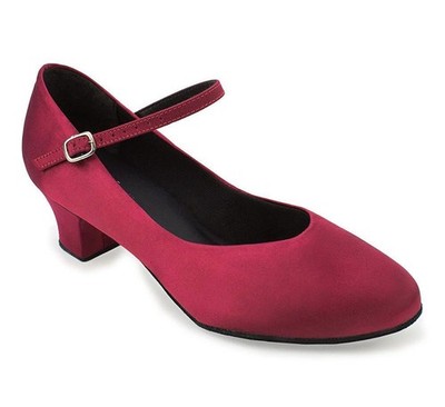 So Danca Tanzschuhe CH 791C weinrot bequem Chromledersohle Standard 4cm bordeaux
