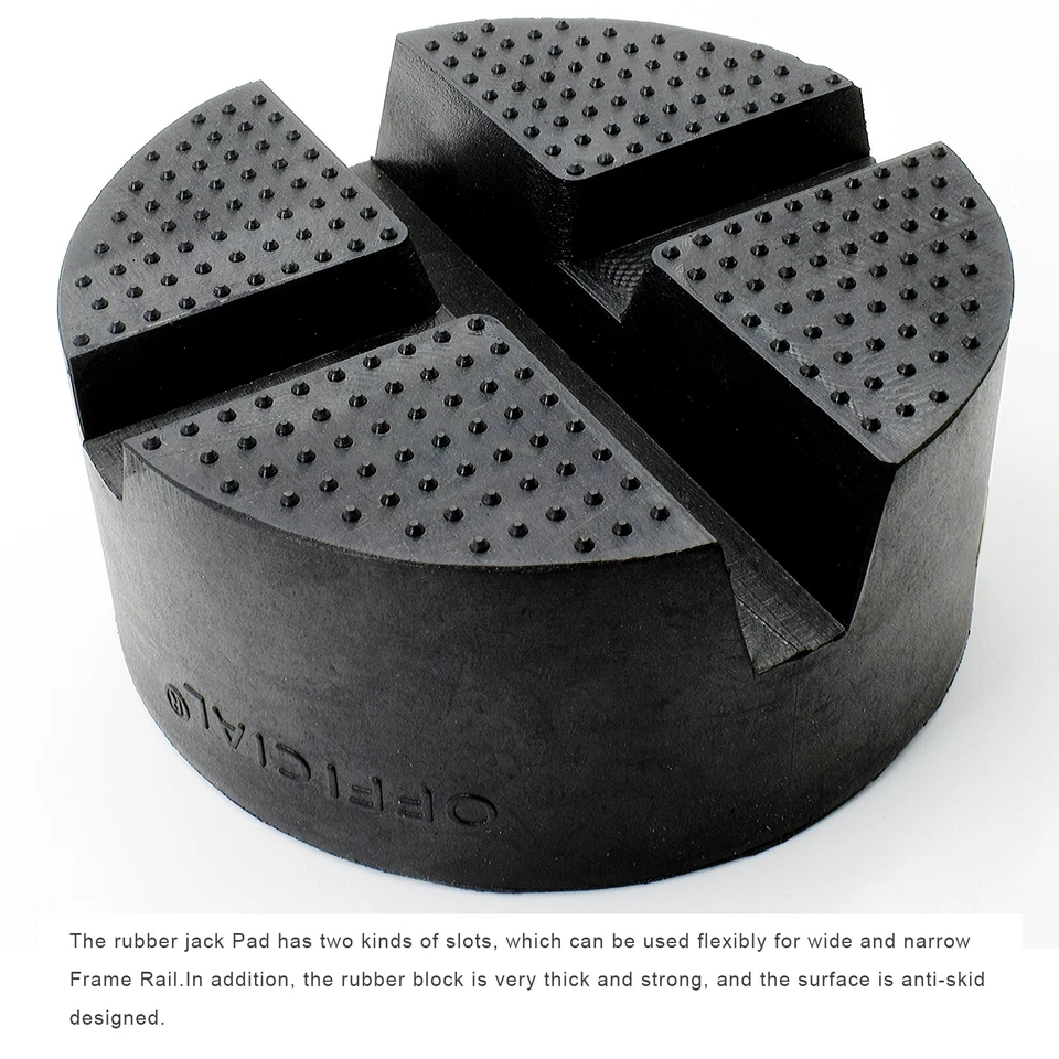 橡胶汽车千斤顶升降垫适配器千斤顶工具支架压焊地板框架导轨 — 第 2/4 张图片