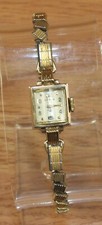 **PARA REPUESTOS** Reloj Pulsera Coleccionable Damas Vintage Elgin Lleno de Oro 19 10k