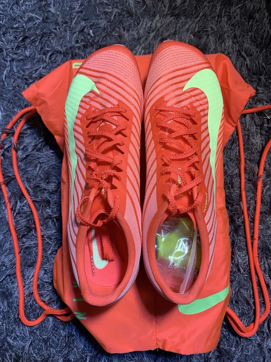 Nike Air Zoom Maxfly 2 Crimson Red Yellow FD8395-600 Men's Size