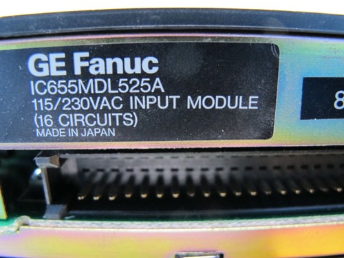 GE Fanuc IC655MDL525A 16 Point Input Module, 115/230VAC FNOB - Picture 4 of 8