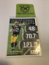 2021 Panini Score Football Next Level Stats Aaron Rodgers