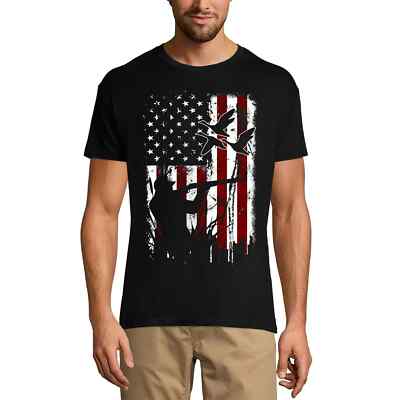 Herren Grafik T-Shirt Das Leben eines amerikanischen Jägers - us flag - Jagd