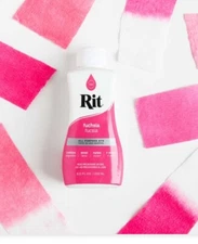 6 Pack Rit All Purpose Dye, Fuchsia, 8 fl oz