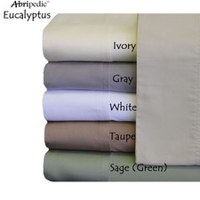 California King Eucalyptus Tencel Sheets Silky Soft and Naturally Pure Fabric