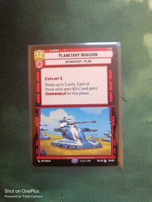 Planetary Invasion - Legendary Twilight of the Republic Star Wars Unlimited